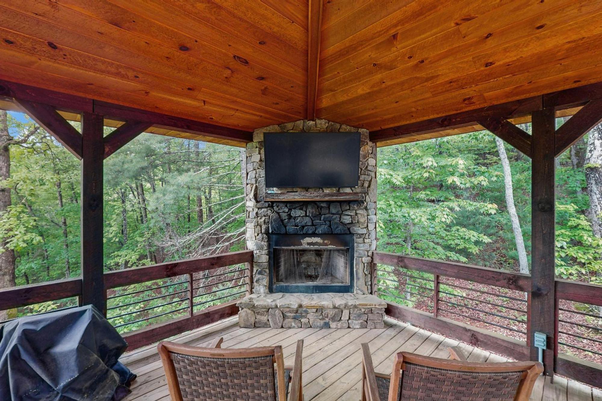 Vila Whispering Woods Blue Ridge Exteriér fotografie